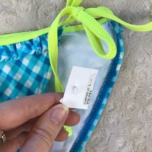 U S Polo Assn Swim Us Polo Assn String Bikini Swim Bottoms Gingham Poshmark