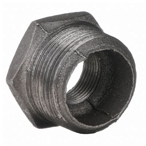 Grainger Approved Hex Bushing Malleable Iron 1 In X 34 In Pipe Size