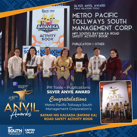 MPT Souths BAYANI KA Bags An Anvil Award CAVITEX