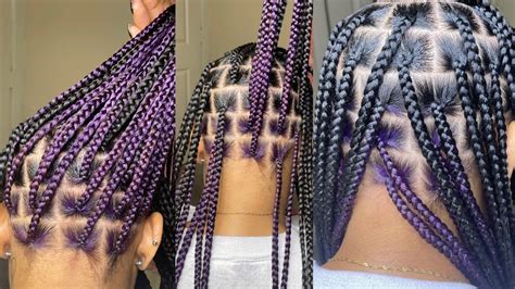 What Are Peekaboo Knotless Braids Full Guide Off