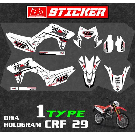 Jual Sticker Premium Setiker Decal Crf L Minimalis Fullbody Dekal