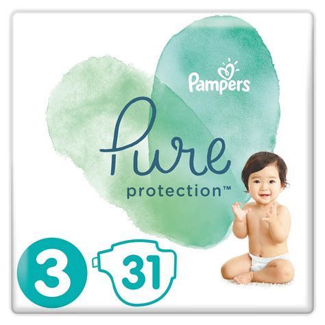 scutece pampers pure protection marimea   scutece   kg emagro
