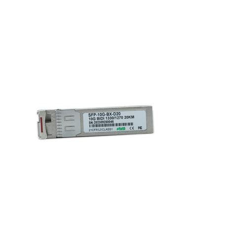 10GBASE BiDi SFP LC kết nối chế độ đơn 20km Reach 1330nm TX 1270nm