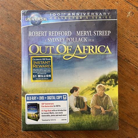 Out Of Africa New Blu Ray And Dvd 100th Anniversary Collectors Series