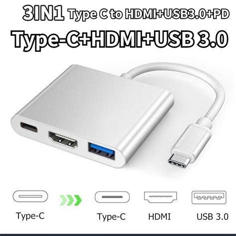 USB C tới HDMI adapter Bộ Chuyển Đổi USB 3 1 Sang HDMI Loại C Bộ