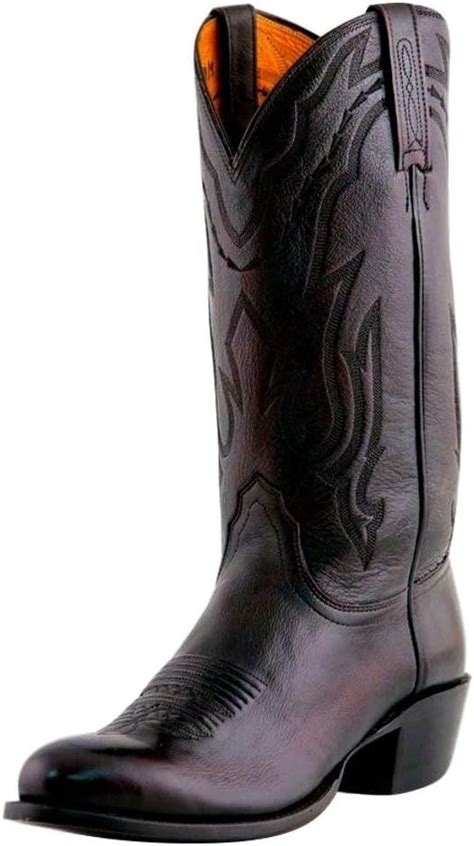 Lucchese Mens Handmade Lonestar Calf Cowboy Boot Medium