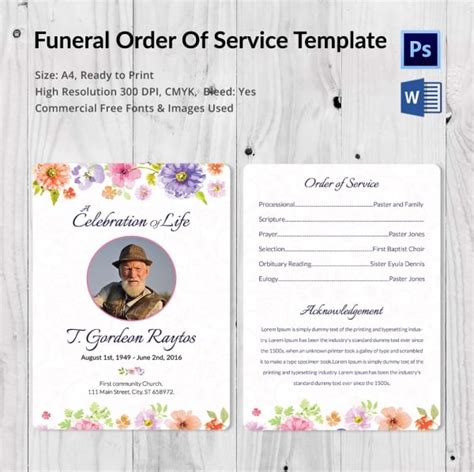 Sample Funeral Service Outline - Blogs