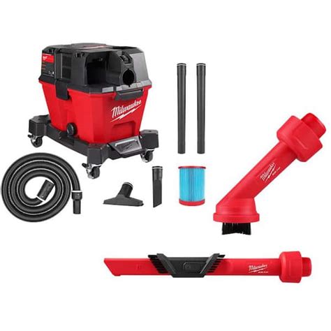 Reviews For Milwaukee M18 Fuel 6 Gal Cordless Wet Dry Shop Vacuum W Filter Hose And Air Tip 1