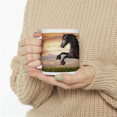 Mug Cheval Id E Cadeau Tasse Originale En C Ramique