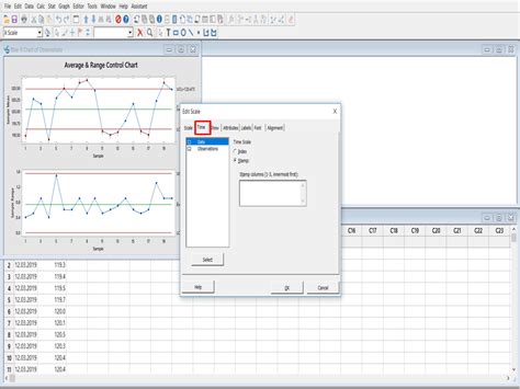 Control Chart In Minitab How To Plot A Control Chart In Minitab 18