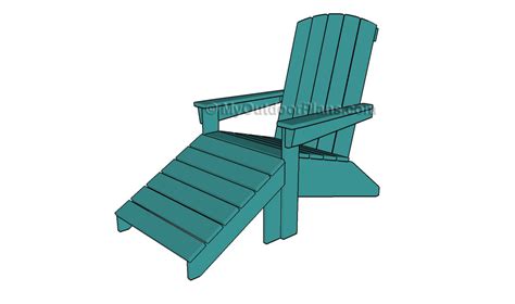 Adirondack Footstool Plans Myoutdoorplans