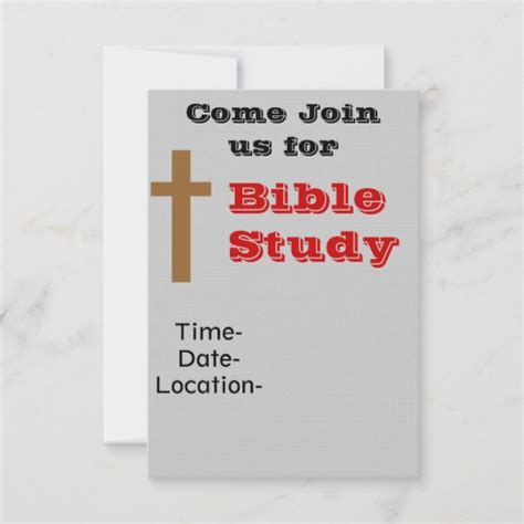 Bible Study Invitation | Zazzle.com