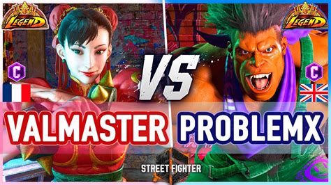 SF6 Valmaster Chun Li Vs ProblemX Blanka Street Fighter 6 YouTube