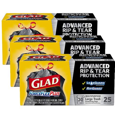 67% off Glad Large Drawstring Trash Bags - 25 Ct. - Deal Hunting Babe