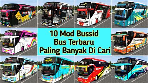 10 Mod Bussid Bus Terbaru Bus Simulator Indonesia Youtube