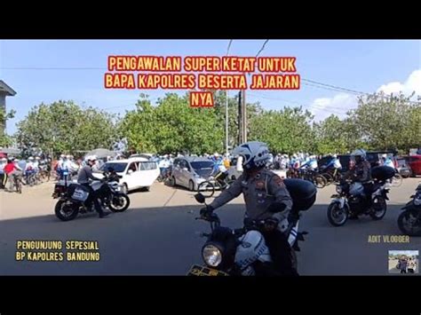 Pengawalan Super Ketat Untuk Bapa Kapolres Bandung Pantai Pangandaran