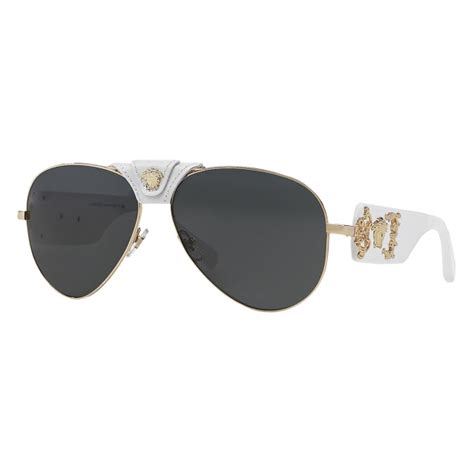 Versace Sunglasses Baroque White Sunglasses Versace Eyewear