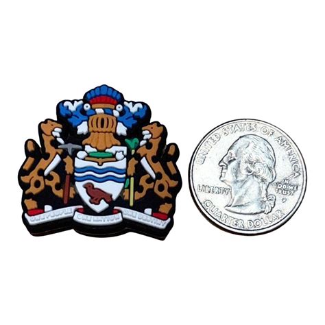 Guyana Coat Of Arms Shoe Charm | CaribeHeart