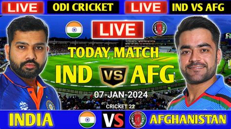 🛑live Ind Vs Afg Odi Match Live Cricket Match Today India Vs