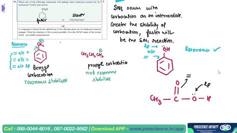 Which One Of The Following Compounds Will Undergo Faster Hydrolysis Reaction By Sn1 Class 12