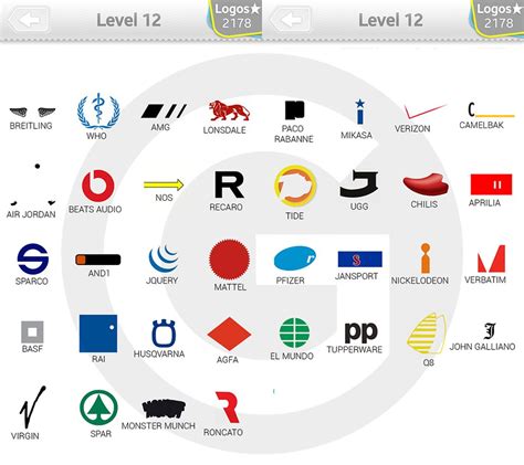 Logo Quiz Extra Levels Lösungen Expert Level 12