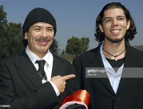 Carlos Santana And His Son Salvador Santana