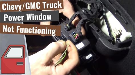 gmc power window troubleshooting quick fixes  tips tpacom