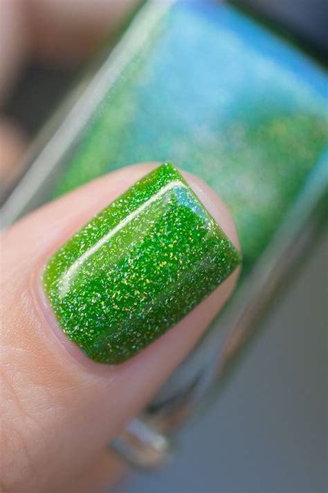 Someday Juicy Lime Green Holographic Sheer Jelly Nail Polish Etsy