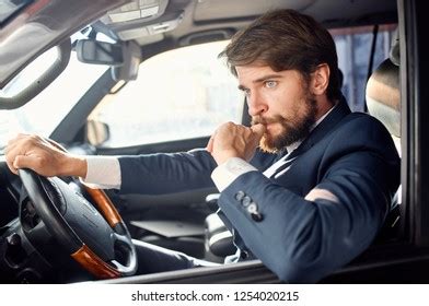 Man Driving Car Stock Photo 1254020215 | Shutterstock