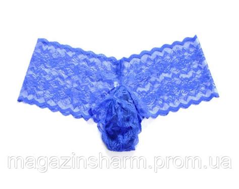 Купить Трусы мужские боксеры кружевные синие, мужские трусы кружевные ...