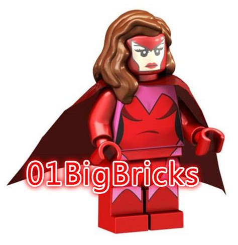 Scarlet Witch Custom Minifigure Minifigs Fit Lego P460 | SG MiniFigures