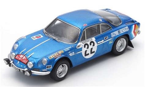 Miniature Alpine A110 1 43 Spark Renault No 22 Rally Monte Carlo 1971 J