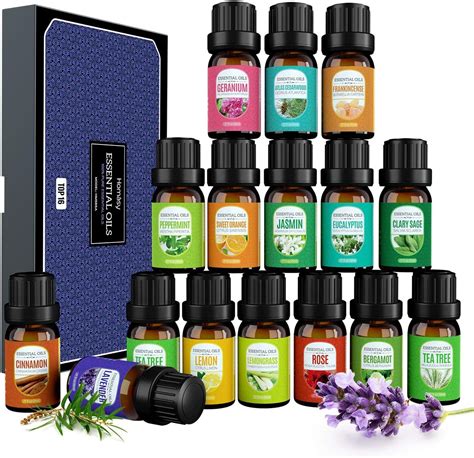 Amazon Homasy Essential Oils Gift Set 16Pcsx5ml Top 16 Natural