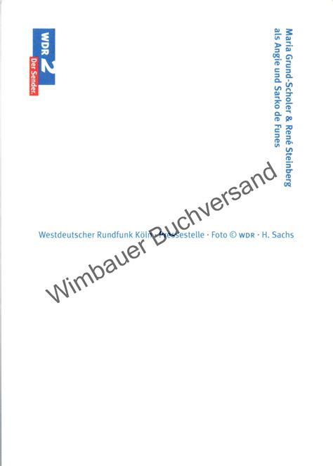 Original Autogramm Maria Grund-Scholer & Rene Steinberg WDR2