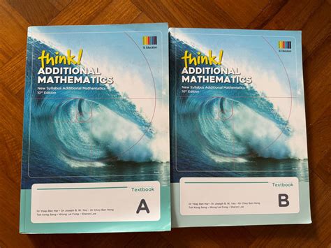 Think Additional Mathematics Textbook A And B Hobbies Toys Books