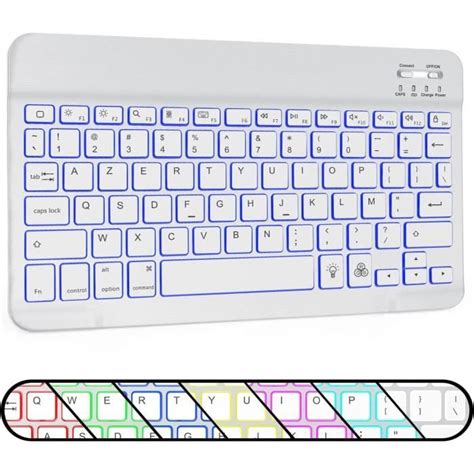 Clavier Bluetooth Clavier Fran Ais Azerty Clavier Rechargeable Sans