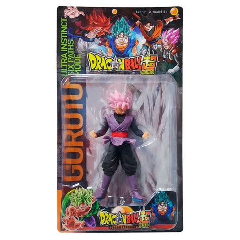 Figura De Acci N Estilo Dragon Ball Black Goku Super Saiyan Rose