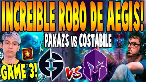 EG Vs KEYD STARS GAME 3 BO3 Increible ROBO De AEGIS PAKAZS DPC