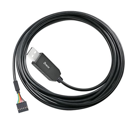 Dtech Ftdi Usb To Ttl Serial 5v Adapter Cable 6 Pin 01 Inch Pitch