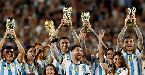 I Campioni Della Coppa Del Mondo Dell Argentina Si Incontrano Per La