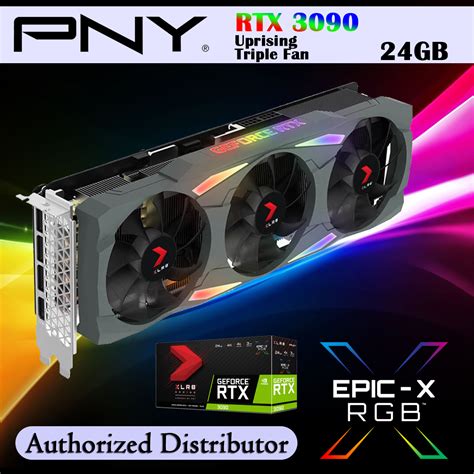 Pny Geforce Rtx 3090 24gb Xlr8 Gaming Uprising Epic X Rgb Triple Fan Edition Sku