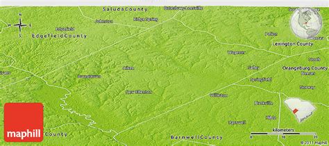 Aiken County Map