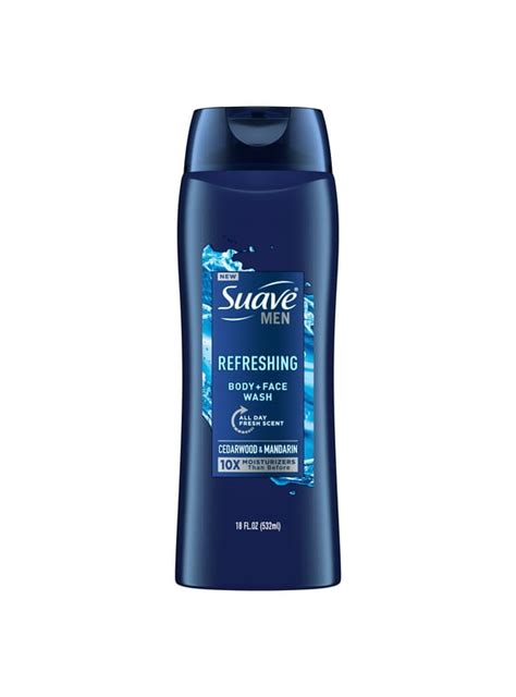 Pack Of 2 Suave Men Body And Face Wash Refreshing Cedarwood And Mandarin