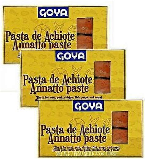 Goya Annatto Paste Pasta De Achiote Oz Pack Of Walmart