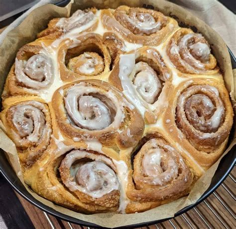 Zimtschnecken Cinnamon Rolls Sind Weiche Und Fluffige Zimtschnecken