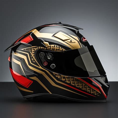 Premium Photo | The Race bike helmet for racer and rider