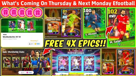 What S Coming On Thursday Next Monday Efootball Mobile