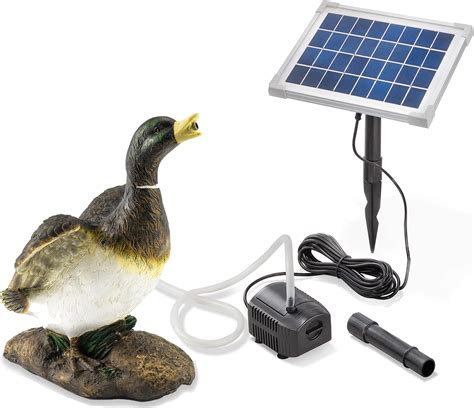 esotec Wasserspeier mit Solarpumpe Frösche Teichfigur Gartenfigur