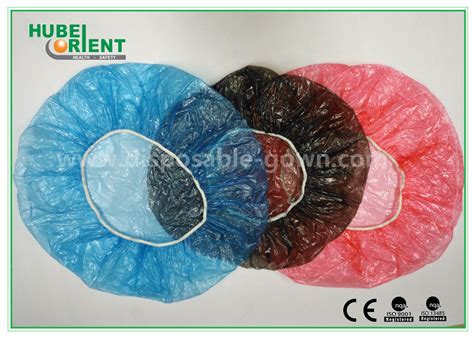 Waterproof Disposable Head Cap Plastic Shower Caps Disposable For