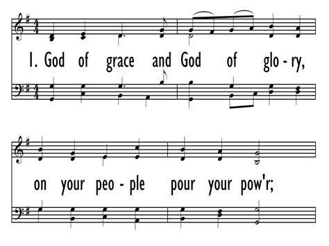 God Of Grace And God Of Glory Evangelical Lutheran Worship 705